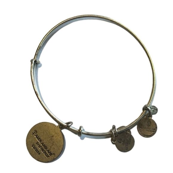 Alex and Ani Villanova University Silver Bangle Charm Bracelet - Picture 7 of 10